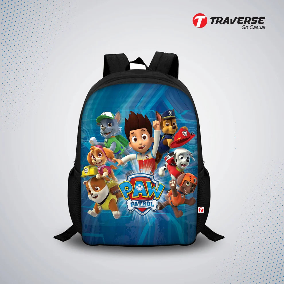 Paw Patrol Digital Printed Backpack for Class 1 to 3