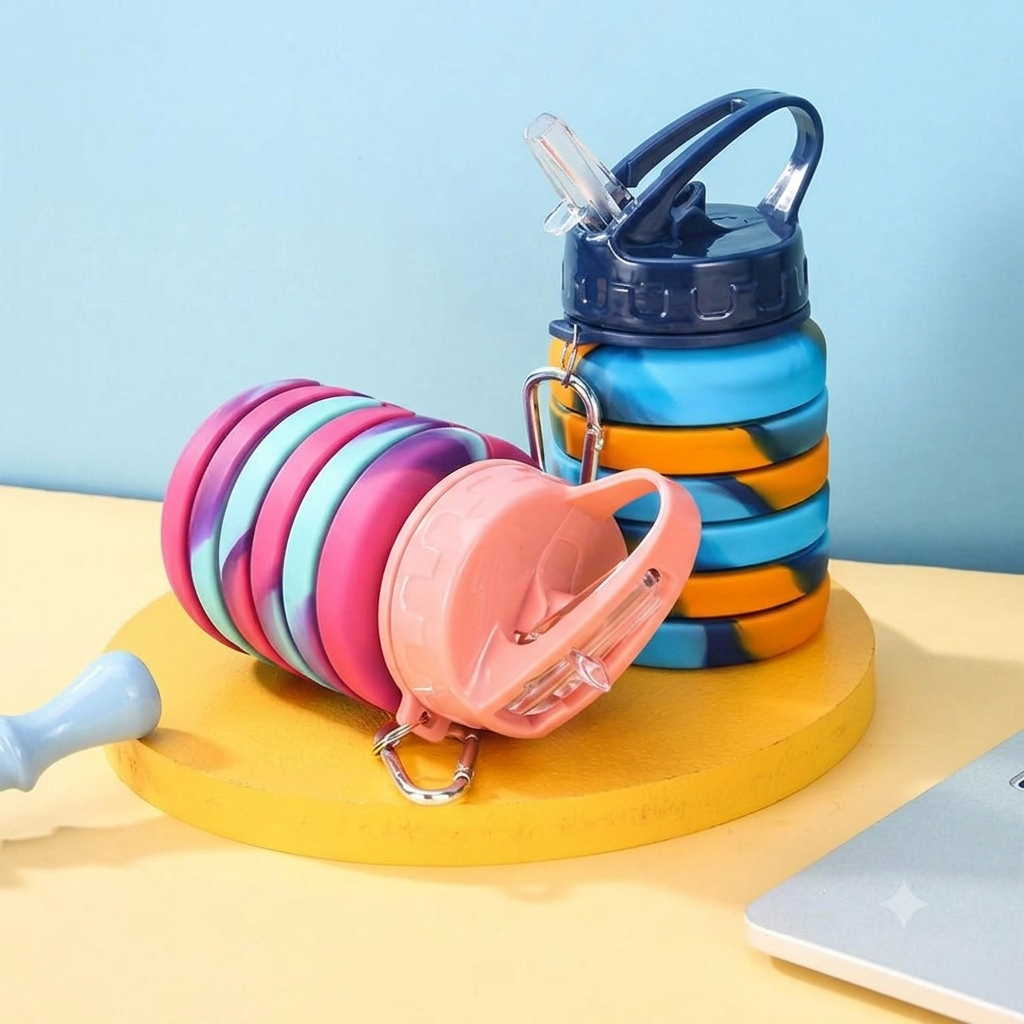 Collapsible Silicone Water Bottle