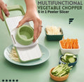 5 in 1 Vegetable Cutter & Chopper with Interchangeable Blades