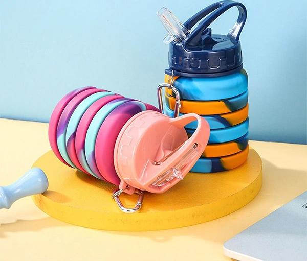 Collapsible Silicone Water Bottle